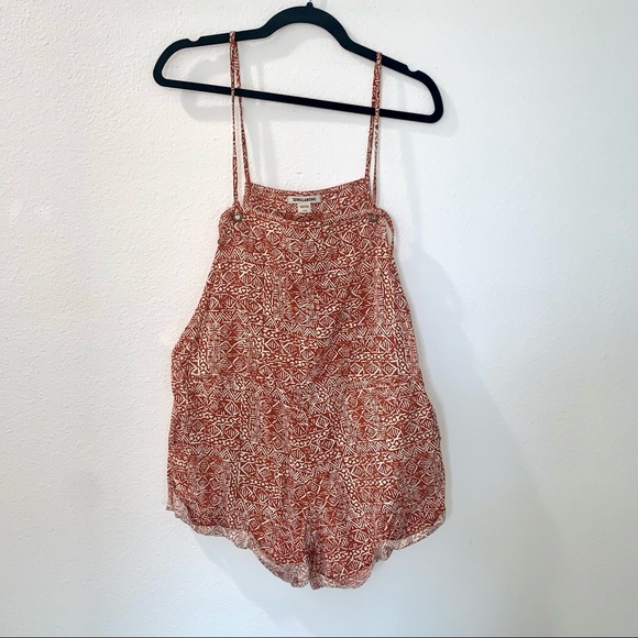 Billabong Wild Pursuit Rust Short Overalls - Picture 2 of 8